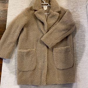 H&M teddy bear coat